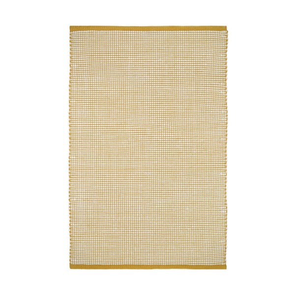 Žuti tepih s udjelom vune 130x70 cm Bergen - Nattiot