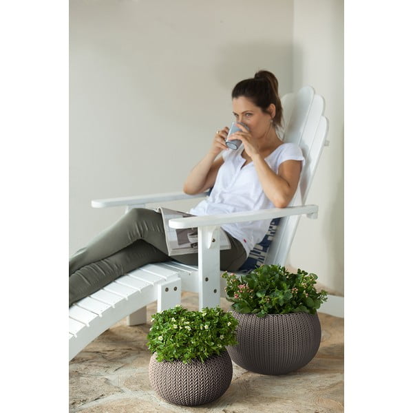 Plastična viseća i zidna posuda za cvijeće ø 28 cm Cozy – Keter-image-3