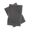 Tamno sivi pamučni ručnici u setu 2 kom od frotira 30x30 cm Anti-Bacterial – Catherine Lansfield
