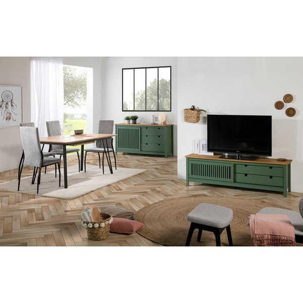 Zelena drvena komoda Marckeric Bruna-image-1