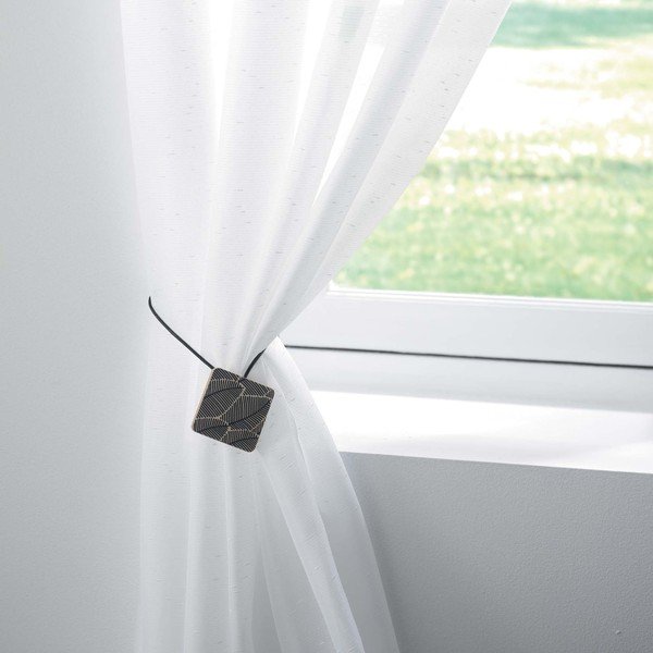 Kopča za zavjese Black leaf – douceur d'intérieur-image-1