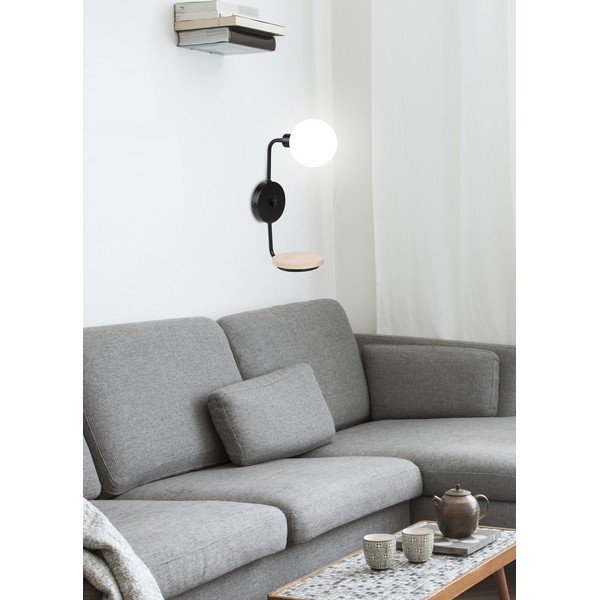 Crna zidna lampa Ponio - Candellux Lighting-image-2