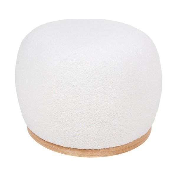 Bijeli tabure od bouclé tkanine Manhattan – House Nordic-image-2