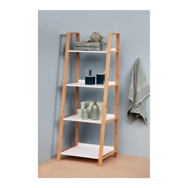 Kupaonska polica od bambusa sa 4 police Wenko Finja-image-1