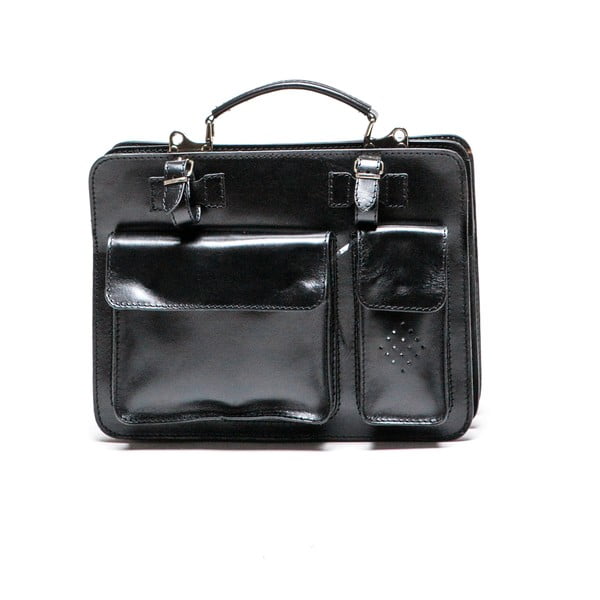 Kožna torbica Isabella Rhea 305, crna
