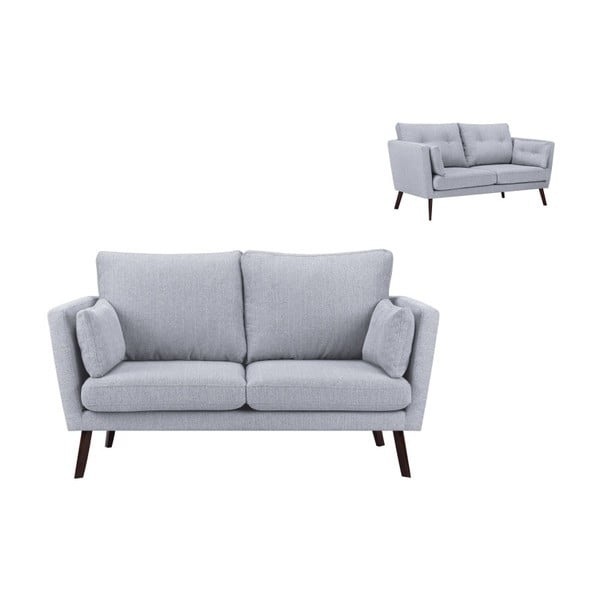 Svijetlo siva 2-sjeda kauč Mazzini Sofas Elena-image-1