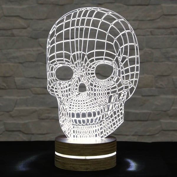 Lubanja 3D stolna lampa