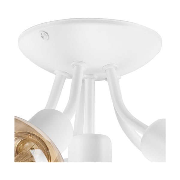 Bijela stropna svjetiljka bez sjenila Viggo – LAMKUR-image-3