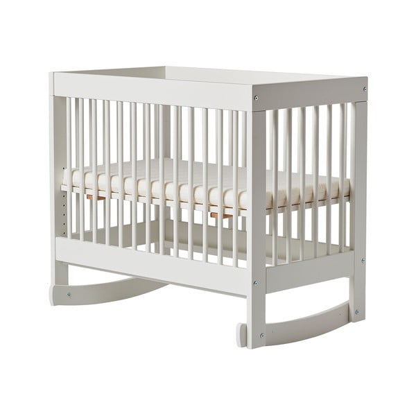 Bijeli mobilni dječji krevetić Pinio Basic, 89 x 45 cm-image-2