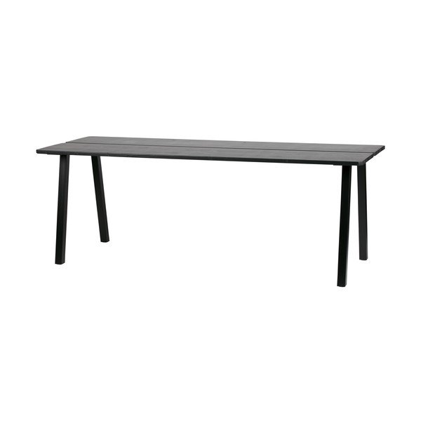 Crni blagovaonski stol WOOOD Trionf, dužine 210 cm-image-2