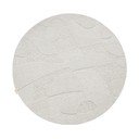 Svijetlo sivi vunen okrugao tepih ø 200 cm Morphic Botanica – Agnella