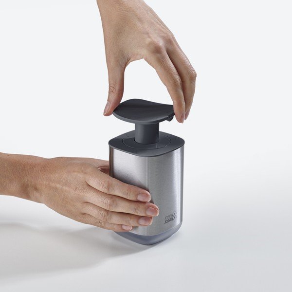 Dozator sapuna od nehrđajućeg čelika u sjajno srebrnoj boji 250 ml Presto Steel – Joseph Joseph-image-3