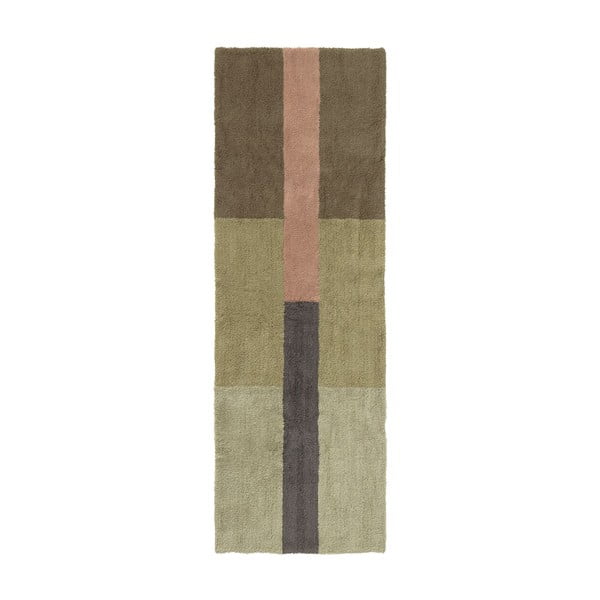 Ručno rađena vunena staza 80x230 cm Chroma Dusty Pink – Lorena Canals