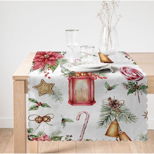 Nadstolnjak s božićnim motivom 45x140 cm Merry Christmas – Mila Home