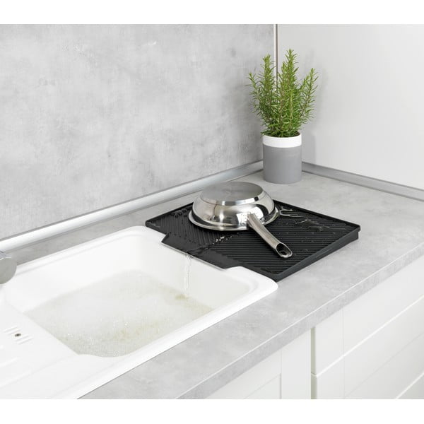 Tamno siva posuda za kapanje Wenko Nelia, 34 x 40 cm-image-2