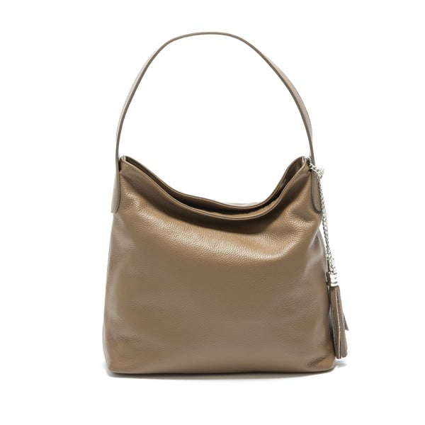 Sivo-smeđa kožna torbica Isabella Rhea br. 1186-image-1