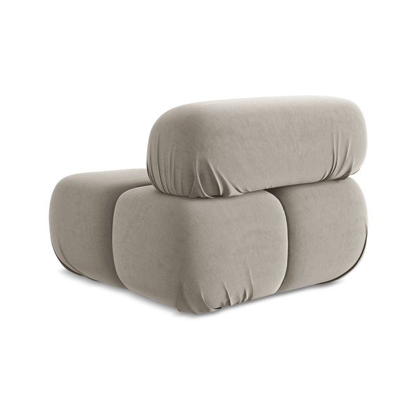 Bež baršunasti modularna sjedeća garnitura Lokua – Makamii-image-3