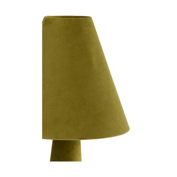 Zelena stolna lampa s tekstilnim sjenilom (visina 61 cm) Devia – Light & Living-image-3
