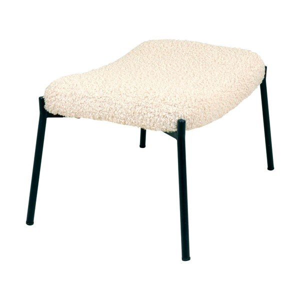 Krem tabure od umjetnog krzna Glasgow – House Nordic-image-3