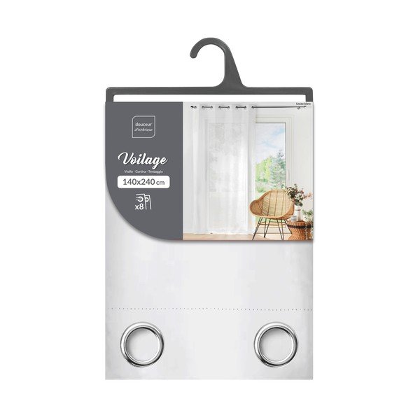 Bijela prozirna zavjesa od voila 140x240 cm Lissea – douceur d'intérieur-image-4