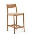 Barska stolica od punog hrasta u prirodnoj boji (visine sjedala 65 cm) Yalia – Kave Home