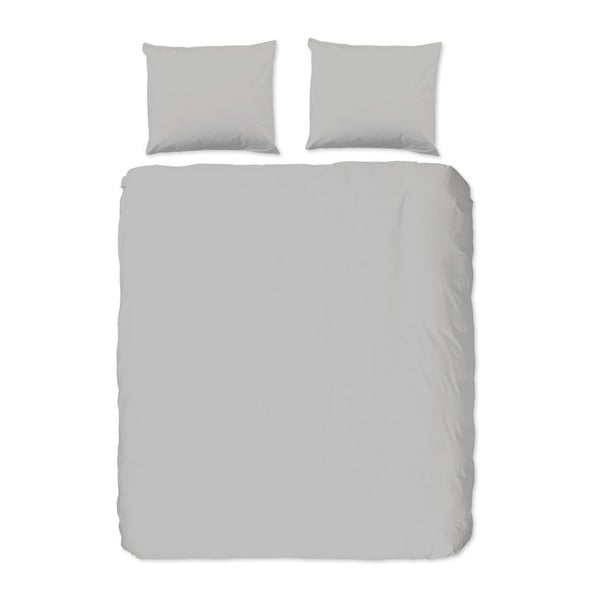 Svijetlo siva pamučna posteljina Good Morning Universal, 200 x 220 cm