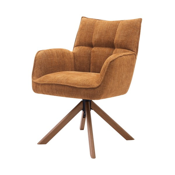 Narančaste podstavljene blagovaonske stolice u setu 2 kom Marilla – Unique Furniture