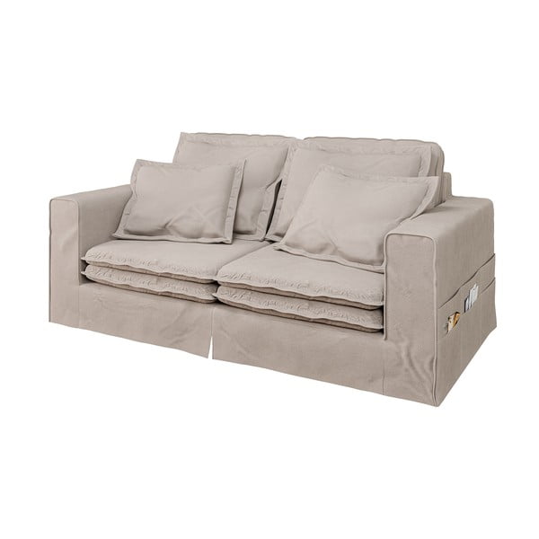 Svjetlo smeđa sofa 196 cm Nora – Ropez-image-2