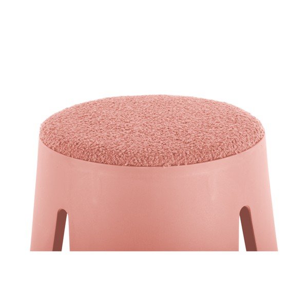 Svijetlo ružičasti plastični stolac Savor   – Leitmotiv-image-3