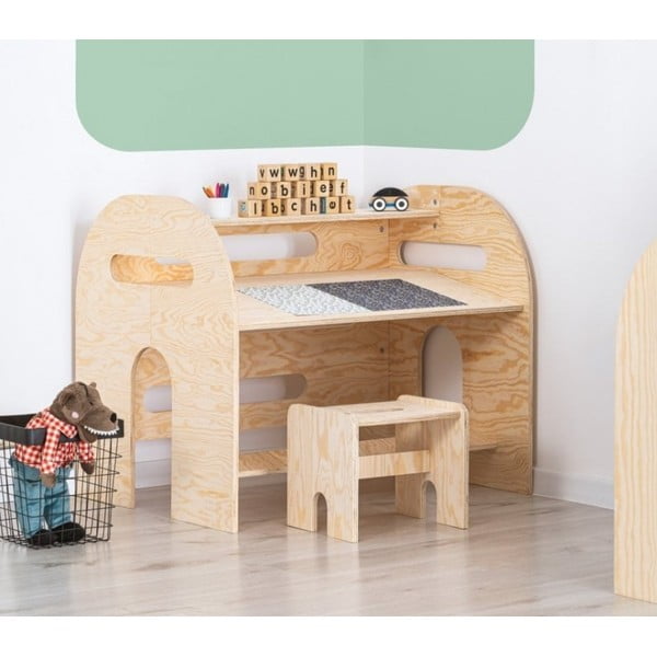 Dječji radni stol 76x93 cm MUNDO – Adeko