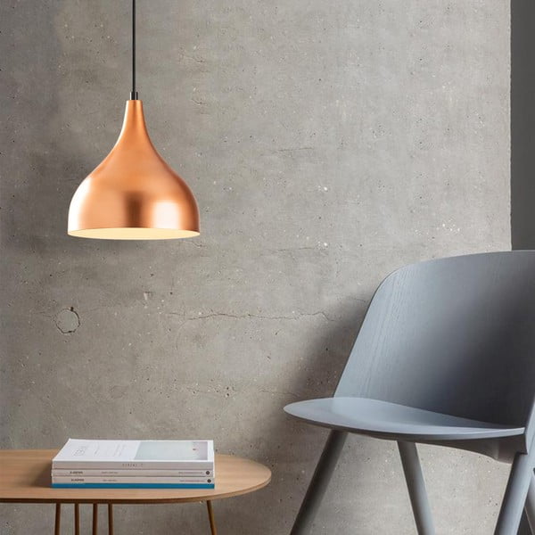 Crna/u bakrenoj boji viseća svjetiljka ø 26 cm Sağlam – Opviq lights-image-1