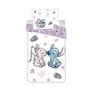 Pamučna dječja posteljina za krevet za jednu osobu 140x200 cm Lilo and Stitch – Jerry Fabrics
