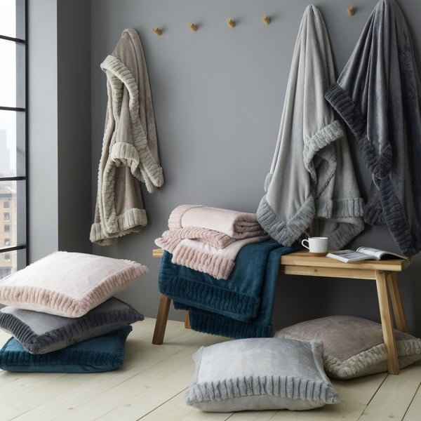 Deka 150x200 cm Velvet and Faux Fur - Catherine Lansfield-image-4