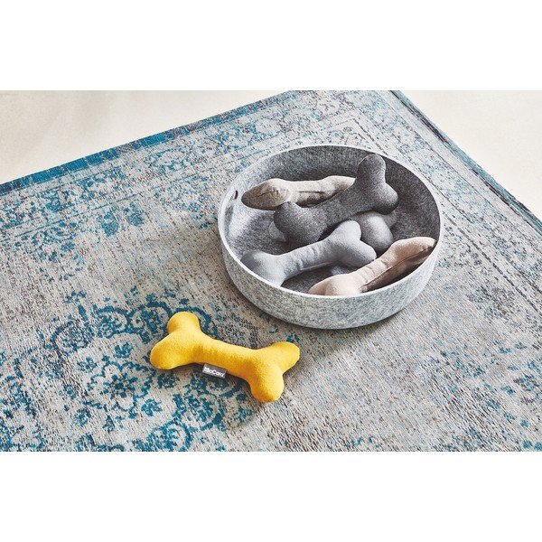 Tekstilna košara za skladištenje ø 46x12 cm Cesto Concrete – MiaCara-image-1