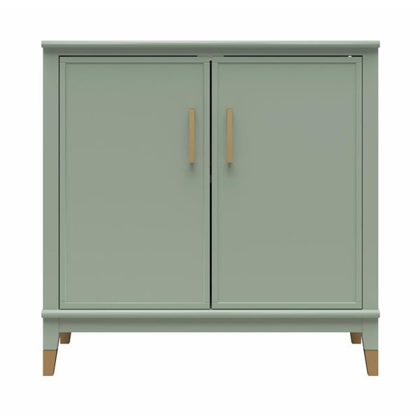 Zeleni ormarić 86x85x41 cm Westerleigh – CosmoLiving by Cosmopolitan