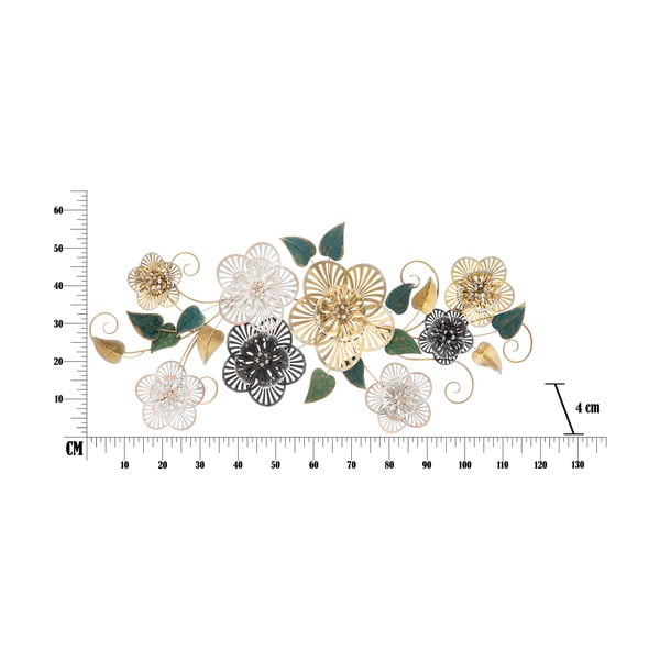 Metalna viseća dekoracija sa cvjetnim uzorkom Mauro Ferretti Campur -B-, 118 x 58 cm-image-2