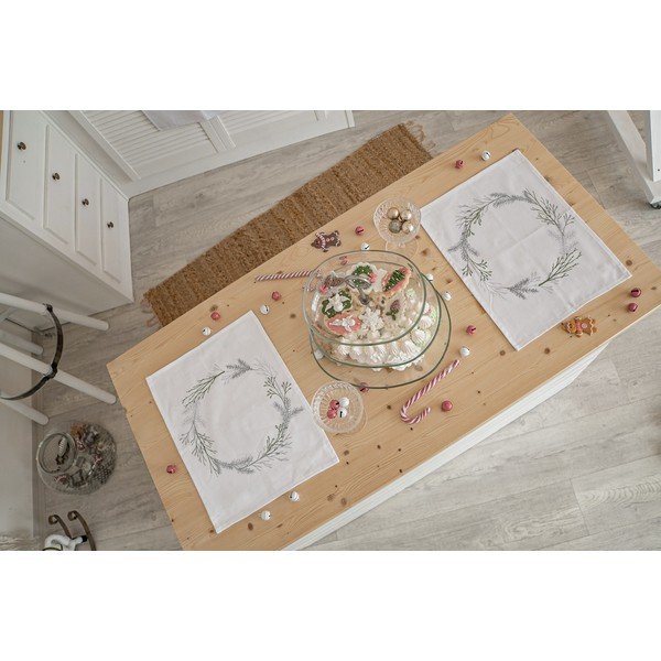 Tekstilni podmetač 2 kom 35x45 cm Christmas Twigs – Butter Kings-image-1