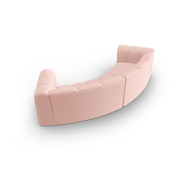 Ružičasta sofa 322 cm Lupine – Micadoni Home-image-3