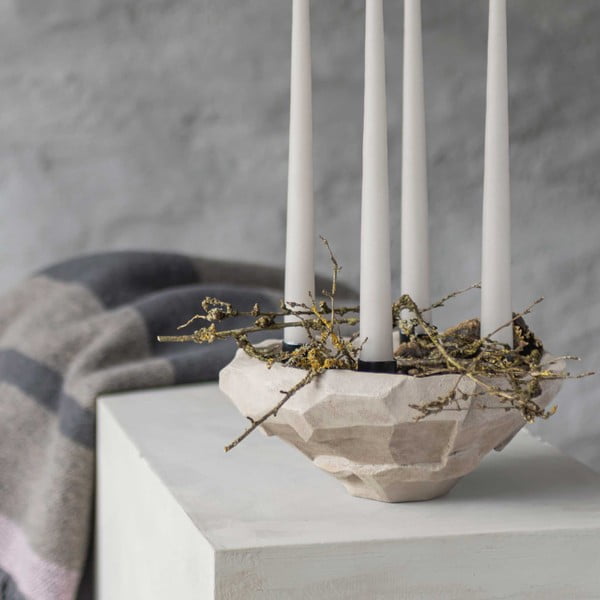 Kameni svijećnjak Art Piece Nuki - Mette Ditmer Denmark-image-3