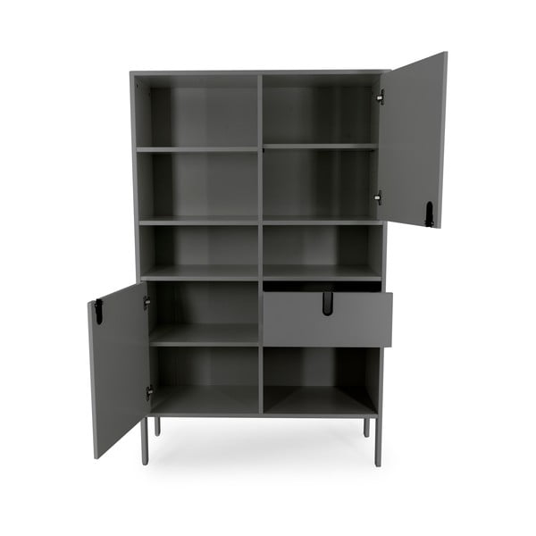 Siva polica za knjige Tenzo Uno, visina 176 cm-image-3