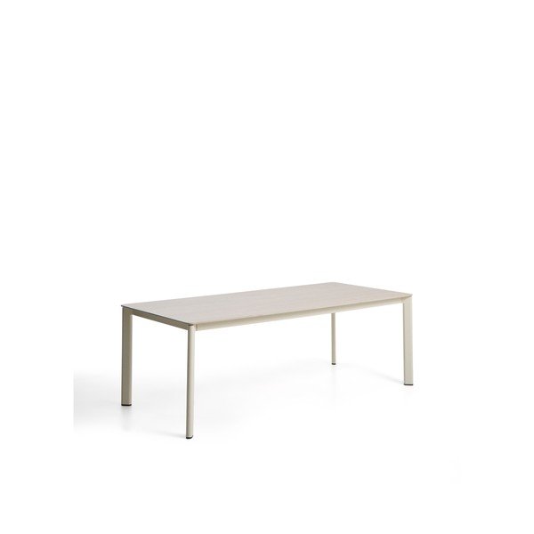 Vrtni stol s kamenom pločom stola 100x220 cm Anafi – Kave Home