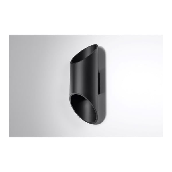 Crna zidna svjetiljka Sollux Nixon 30-image-2