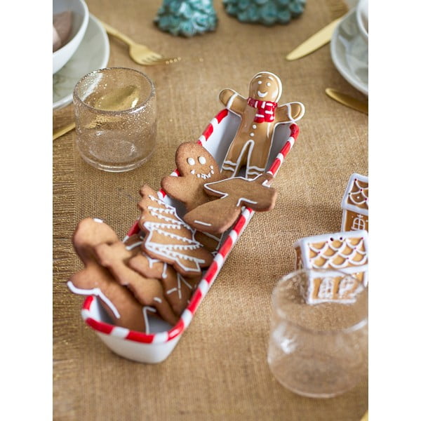 Bijela keramička zdjelica s božićnim motivom 110 ml Ginnie – Bloomingville-image-1