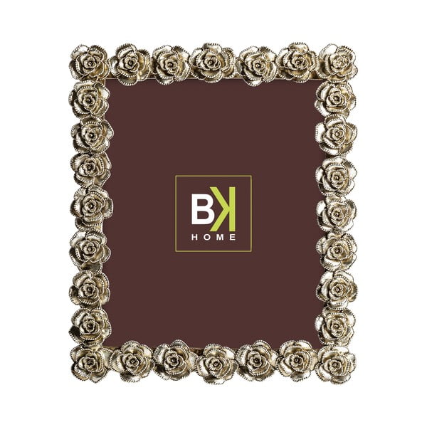 Stojeći/viseći okvir od polyresina u srebrnoj boji 22x27 cm Roses – Burkina
