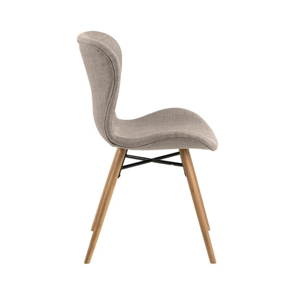 Bež/u prirodnoj boji blagovaonske stolice u setu 2 kom Batilda – Actona-image-4