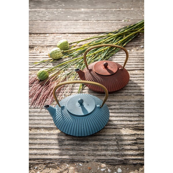 Plavi čajnik od lijevanog željeza 1,1 l Linhai – Bredemeijer-image-4