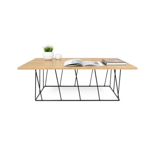 Stol za kavu s crnim nogama TemaHome Helix, 75 x 120 cm-image-3