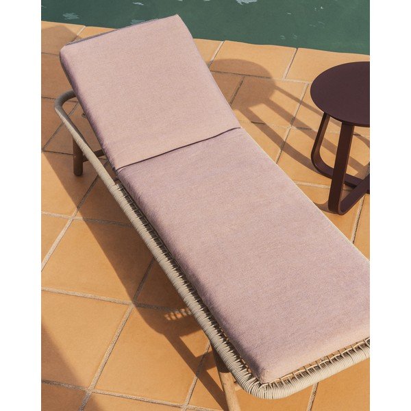 Bež vrtni jastuk za sjedenje za ležaljku 50x175 cm Maoni – Kave Home-image-2