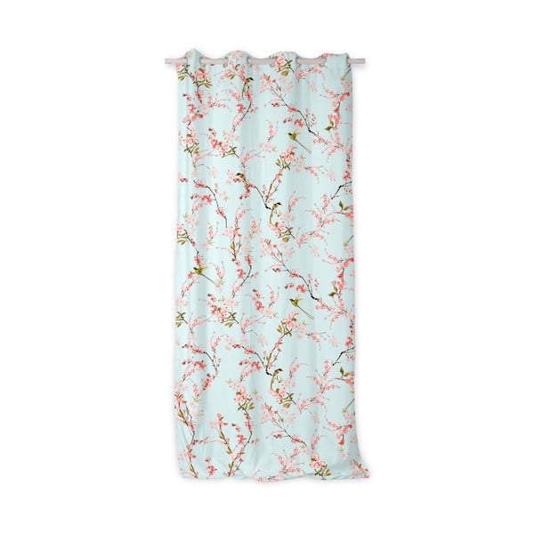 Mentol zelena/ružičasta zavjesa 140x300 cm Chinoiserie – Happy Friday-image-1