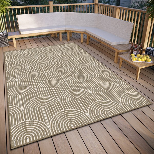 Smeđi vanjski tepih 160x230 cm Pangli Linen – Hanse Home-image-1